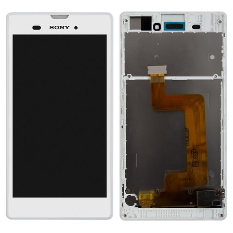 Дисплей для Sony D5102 Xperia T3, D5103 Xperia T3, D5106 Xperia T3, белый, Original PRC 