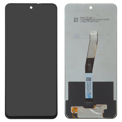 Дисплей для Xiaomi Redmi Note 9 Pro, Redmi Note 9S, чорний, без рамки, Original PRC , M2003J6B2G, M2003J6A1G