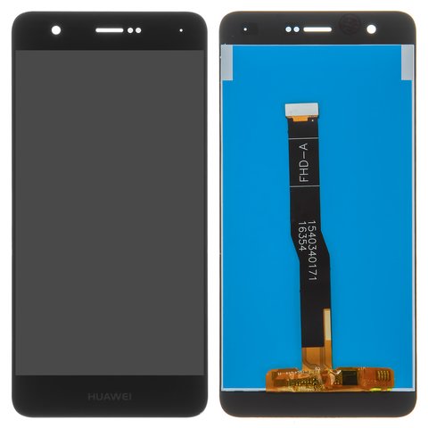 Дисплей для Huawei Nova, чорний, клас B, тип 2 , без рамки, Сopy, з мікросхемою, CAN L11