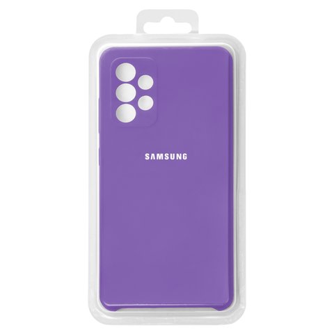 Чехол для Samsung A525 Galaxy A52, фиолетовый, Original Soft Case, силикон, purple 34 