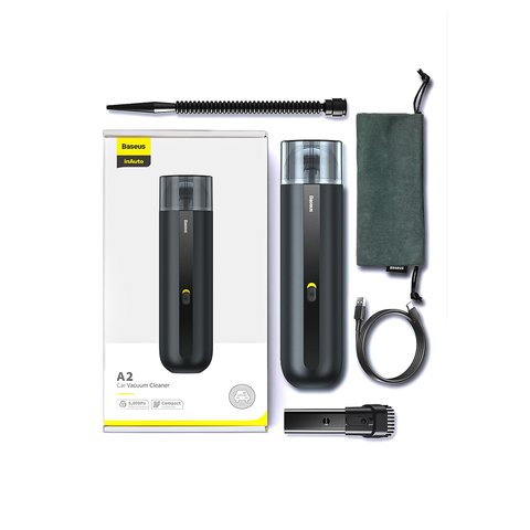 Автомобільний пилосос Baseus A2, чорний, 70 Вт, пластик, метал, 5000 pa, #CRXCQA2 01