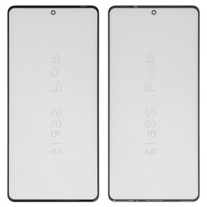 Стекло корпуса G+OCA PRO для Tecno Camon 20, Camon 20 Premier, Camon 20 Pro, Camon 20 Pro 5G; Infinix GT 10 Pro X6739 , Note 30 Pro X678B , Note 30 VIP X6710 , с OCA пленкой, черное