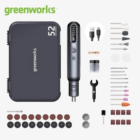 Шлифовальная машина Greenworks AGK302, 52 in 1, 80W