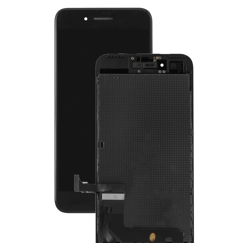 Pantalla LCD puede usarse con iPhone X, negro, con marco, vidrio  reemplazado - GsmServer