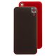 Задняя панель корпуса для iPhone XR, красная, со стеклом камеры, small hole