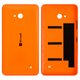 Housing Back Cover compatible with Microsoft (Nokia) 640 Lumia, (orange, with side button)