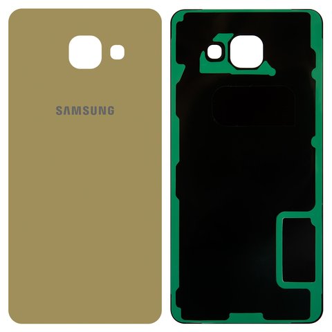 Panel trasero de carcasa puede usarse con Samsung A510F Galaxy A5 2016 , dorada