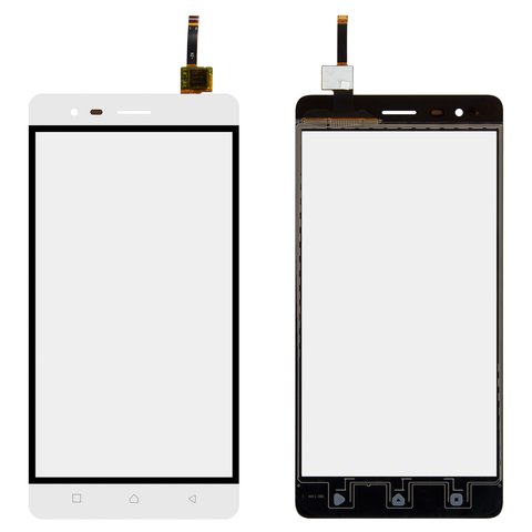 Touchscreen compatible with Lenovo A7020 Vibe K5 Note, white 