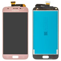 Lcd Compatible With Samsung J330 Galaxy J3 17 Pink With Touchscreen Original Prc Original Glass All Spares