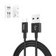 Cable USB Hoco X23, USB tipo-A, micro USB tipo-B, 100 cm, 2 A, negro, #6957531072843