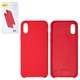 Case Baseus compatible with iPhone XS, (red, Silk Touch) #WIAPIPH58-ASL09