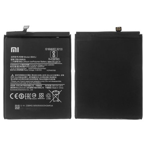 Battery BM3J compatible with Xiaomi Mi 8 Lite 6.26", Li Polymer, 3.85 V, 3350 mAh, Original PRC , M1808D2TG 