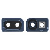 Vidrio de cámara puede usarse con Samsung A105F/DS Galaxy A10, azul, con marcos