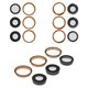 Camera Lens compatible with iPhone 11 Pro Max, (golden, with frames, set 6 pcs., matte gold)