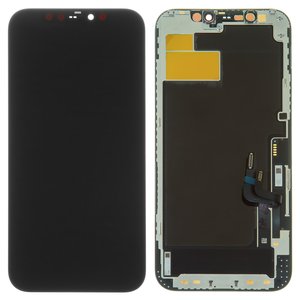 Дисплей для iPhone 12, iPhone 12 Pro, черный, с рамкой, Original PRC , NEW