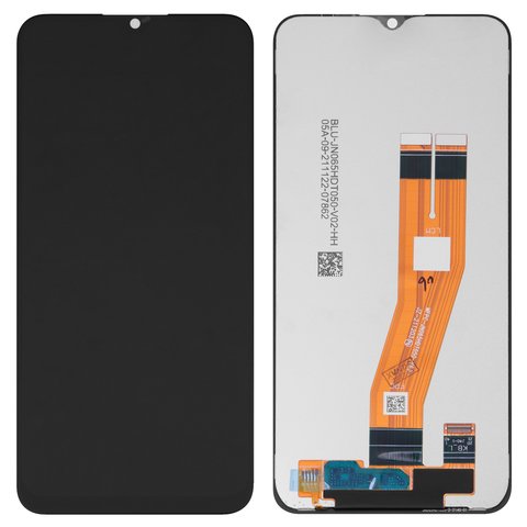 Pantalla LCD puede usarse con Samsung A035F Galaxy A03, negro, sin marco, Original PRC 