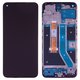 LCD compatible with OnePlus Nord N100, (black, with frame, High Copy)
