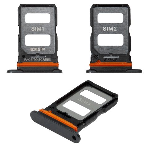 Sujetador de tarjeta SIM puede usarse con Xiaomi 12 Lite, negro