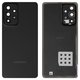 Housing Back Cover compatible with Samsung A336 Galaxy A33 5G, (black, with camera lens)