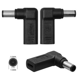 Адаптер для зарядки PD trigger для ноутбуков, 19,5 B, USB тип C, d 7,4 мм, d 5,0 мм, For HP 