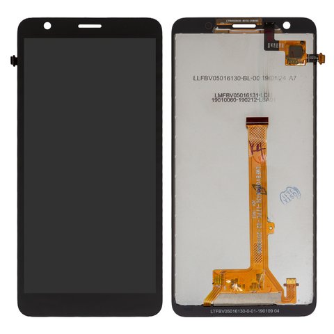 LCD compatible with ZTE Blade A3 2019 , Blade L8, Blade L9, black, without frame, Original PRC  