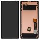 LCD compatible with Google Pixel 6 Pro, (black, with frame, High Copy, (OLED) GLUOG, G8VOU)