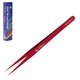 Mounting Tweezers Mechanic AK-KING11, (straight, 140 mm, red)