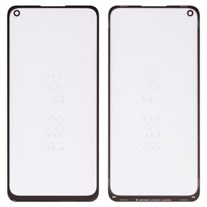 Стекло корпуса G+OCA PRO для Xiaomi Redmi 10X 4G, Redmi Note 9, с OCA пленкой, черное