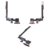 Cable flex puede usarse con iPhone 16 Pro Max, del conector de carga, negro, con micrófono, HC, black titanium