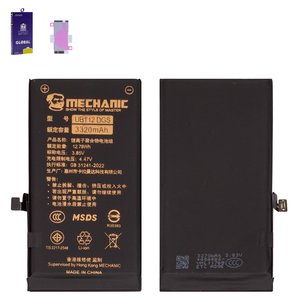 Battery Mechanic compatible with Apple iPhone 12, iPhone 12 Pro, Li Polymer, 3.85 V, 3320 mAh, High Capacity, without error "Unknown Part", diagnosable battery 