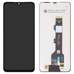 Pantalla LCD puede usarse con Motorola Moto G06, Moto G06 Power, negro, sin marco, Original PRC 
