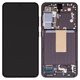 LCD compatible with Samsung S911 Galaxy S23, (black, with frame, Original (PRC))