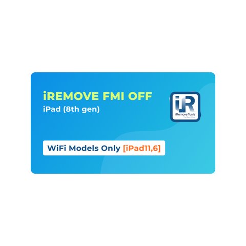 iRemove FMI OFF  iPad 8th gen  WiFi Only [iPad11,6]