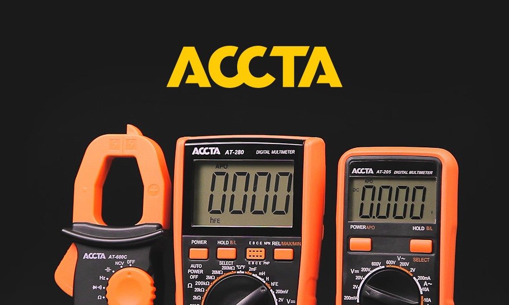 Pinzas amperimétricas - Accta - equipos de soldadura y medición