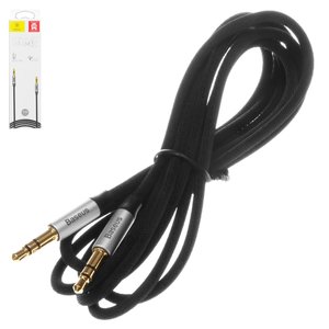 AUX кабель Baseus M30, TRS 3.5 мм, 150 см, сірий, в нейлоновому обплетенні, #CAM30 CS1