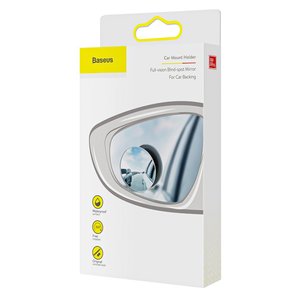 Автомобильное зеркало Baseus Full view blind spot, черное, клейкая основа, #ACMDJ 01
