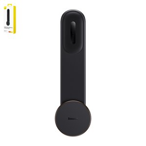 Автомобильный держатель Baseus C02 Pro Magnetic, черный, магнитный, клейкая основа, с беспроводной зарядкой, с USB кабелем тип C, 15 Вт, #C40156000111 00