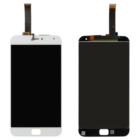 LCD compatible with Meizu MX4 Pro 5.5", white, without frame, Original PRC  