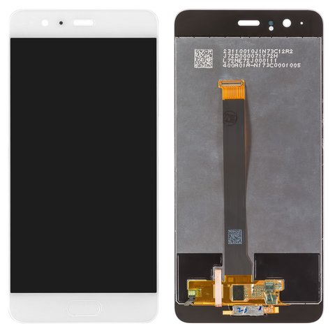 LCD compatible with Huawei P10 Plus, white, without frame, original change glass  , VKY L09 VKY L29 