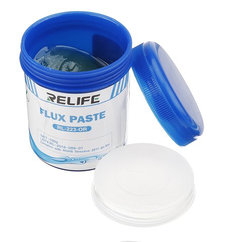 Flux Paste RELIFE RL 223 OR, for lead free soldering, high level, 100 g 