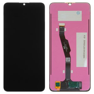 LCD compatible with Huawei Honor 9A, Y6p, black, without frame, original change glass  , MOA LX9N MED LX9 MED LX9N 