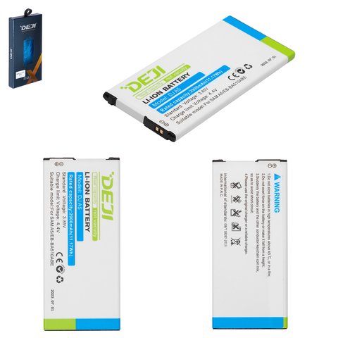Battery Deji EB BA510ABE compatible with Samsung A510 Galaxy A5 2016 , Li ion, 3.85 V, 2900 mAh