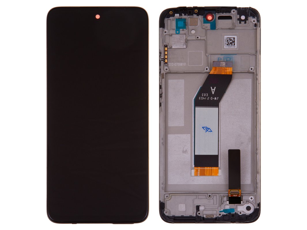 Xiaomi Redmi 10 ブラック LCD compatible with Xiaomi Redmi 10 (2021), (black, with