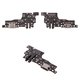 Flat Cable compatible with ZTE Blade V40, (headphone connector, charge connector, with microphone, with components, High Copy, charging board)