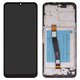 LCD compatible with Samsung A226 Galaxy A22 5G, (black, with frame, High Copy)
