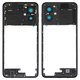 Housing Middle Part compatible with Motorola Moto G54, (dark blue)