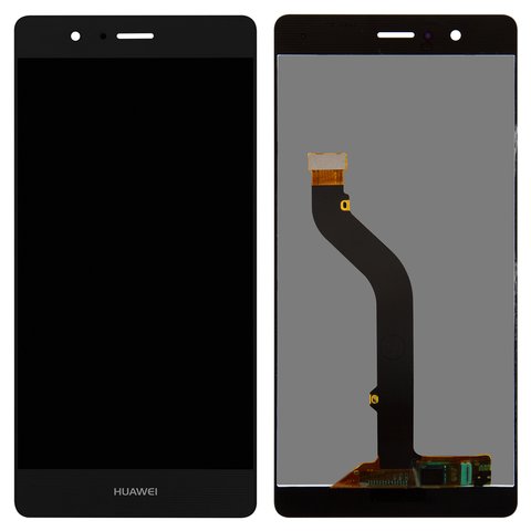 Pantalla LCD puede usarse con Huawei G9 Lite, P9 Lite, negro, Logo Huawei, sin marco, Original PRC , VNS L21 VNS L31