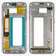 Parte media de carcasa puede usarse con Samsung G935F Galaxy S7 EDGE, negra