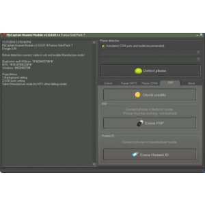 Furious PACK 7 remoción ilimitada de Huawei FRP Huawei ID