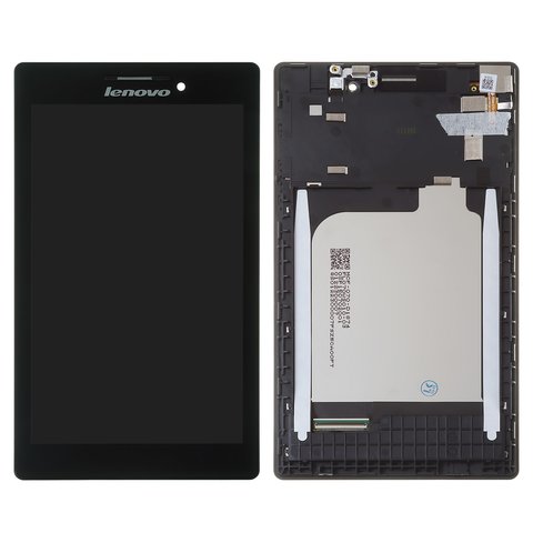 Pantalla LCD puede usarse con Lenovo Tab 2 A7 10, Tab 2 A7 20F, negro, con marco, #BT0700430150928 C 131741E1V1. 6